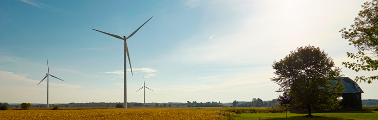 Lakewinds Energy Park in Ludington, Michigan